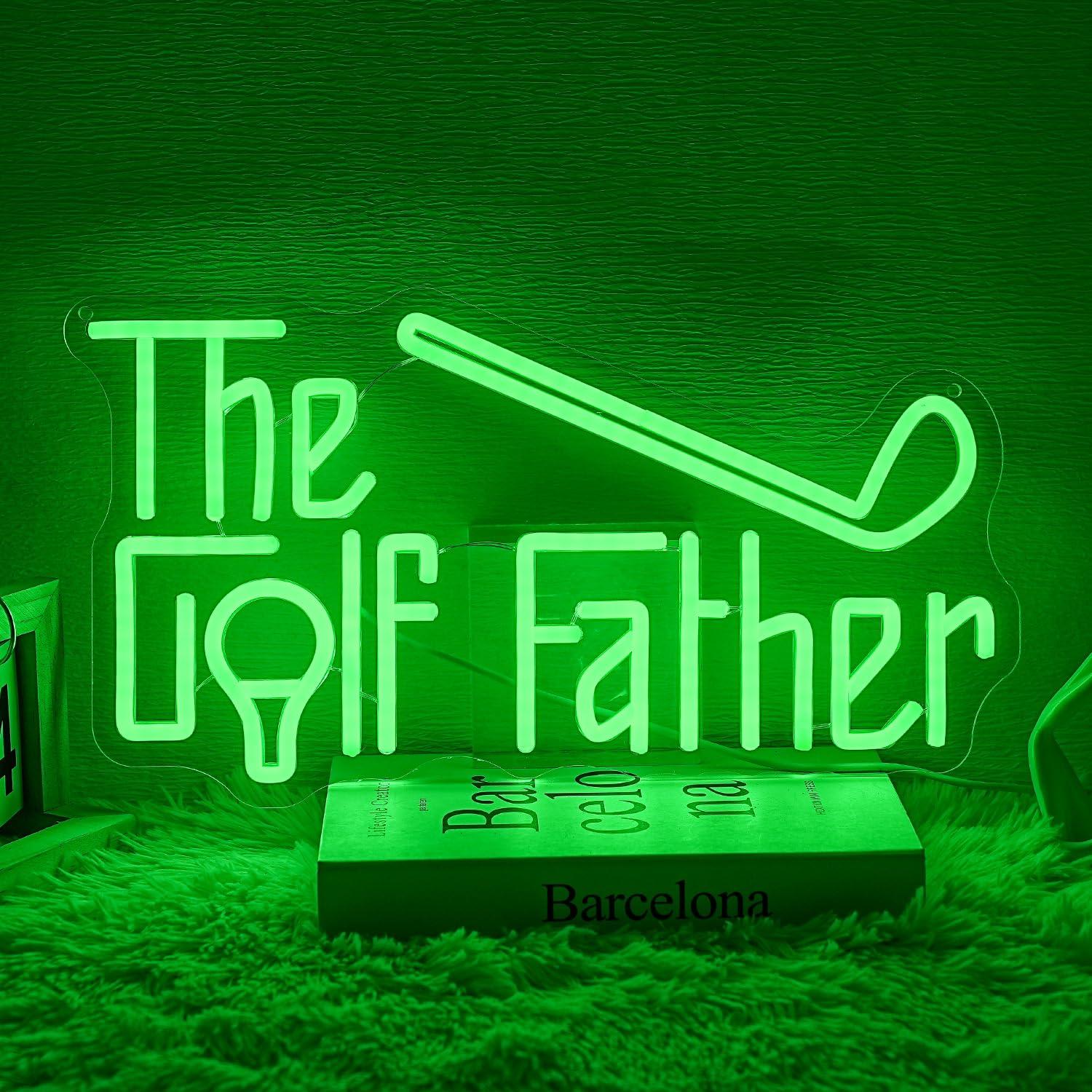 Led Lighting Wall Decor - Enseigne néon The Golf Father, lumière