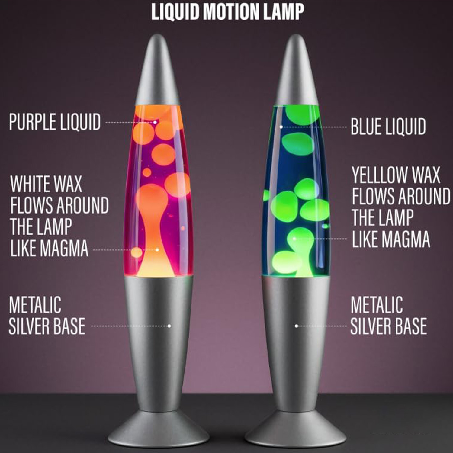 Lava Lamp Desktop - Lampe décorative en forme de méduse,