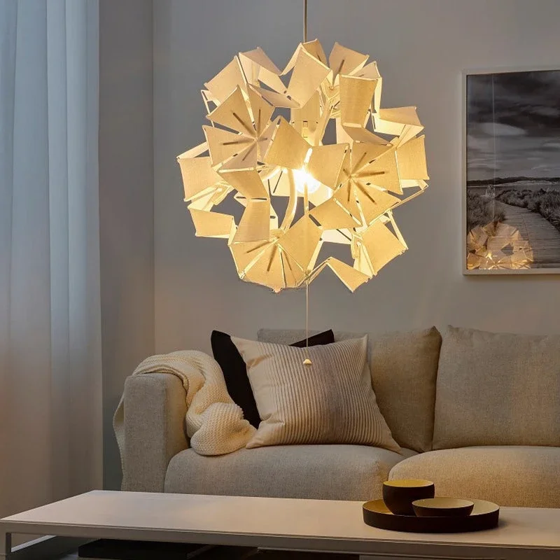 Lighting Decor Store - Lampe LED suspendue luxueuse à fleurs,