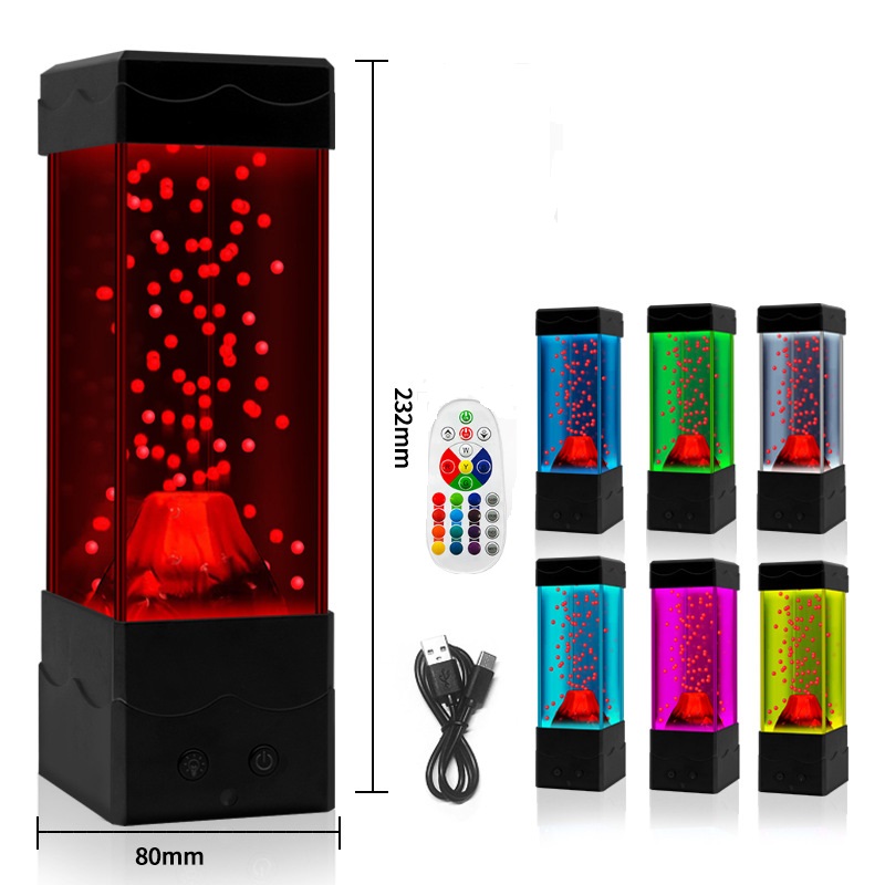 Lava Lamp Desktop - LED lave volcan lumière décoration de