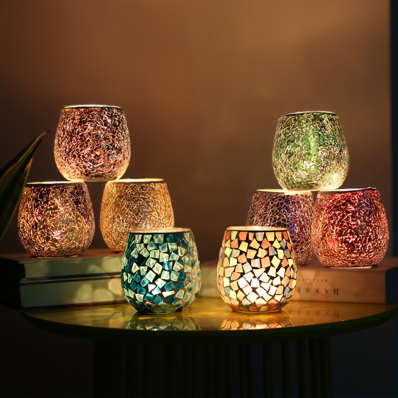 Restaurant Lighting Decoration - Bougeoir en mosaïque fait à la