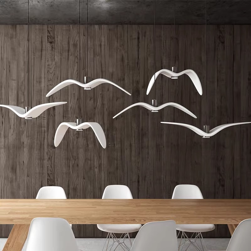 Lighting Decor Store - Lampe nordique en résine oiseau volant,