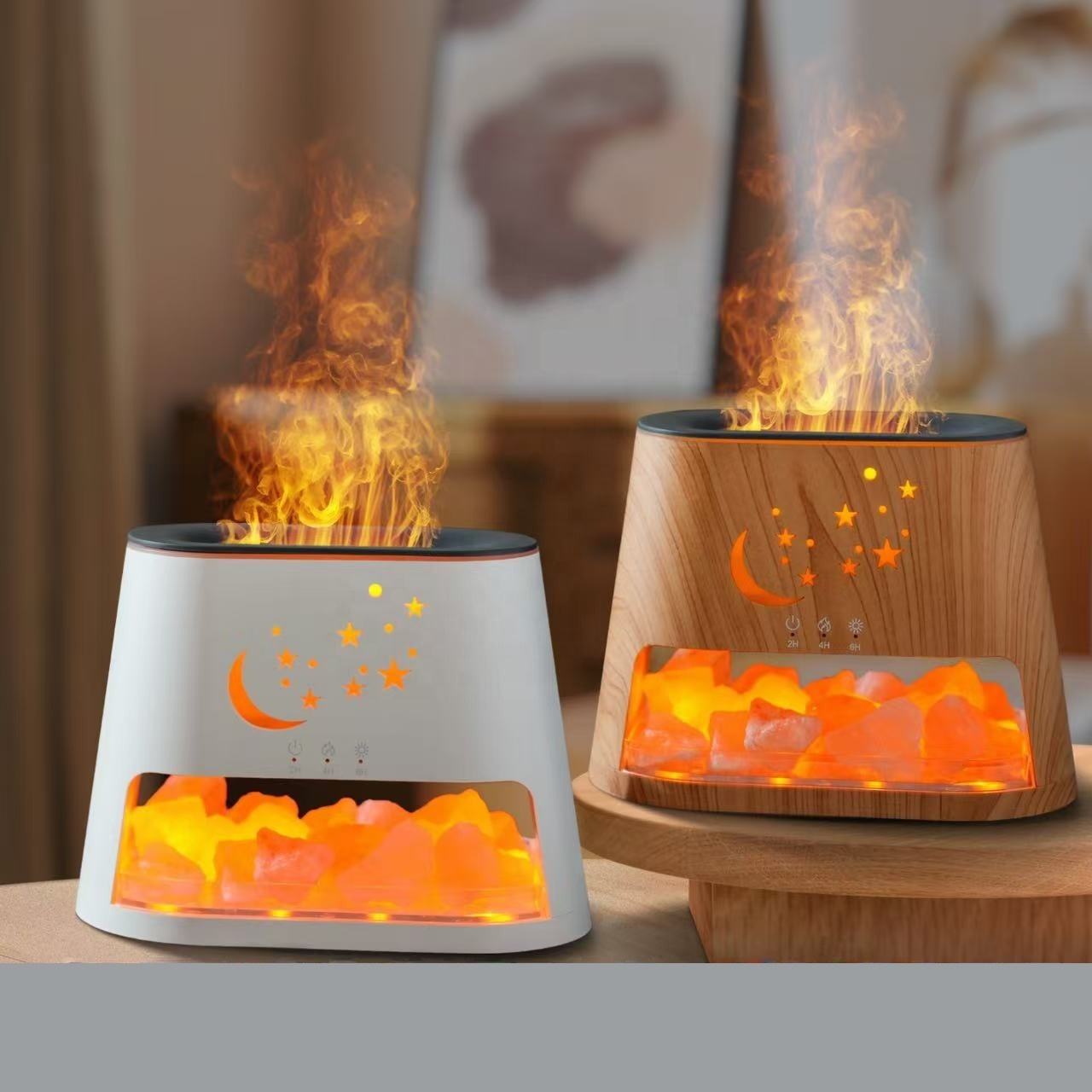 Himalayan Salt Lamp - Diffuseur d'huiles essentielles d'aromathérapie, 250ML, avec