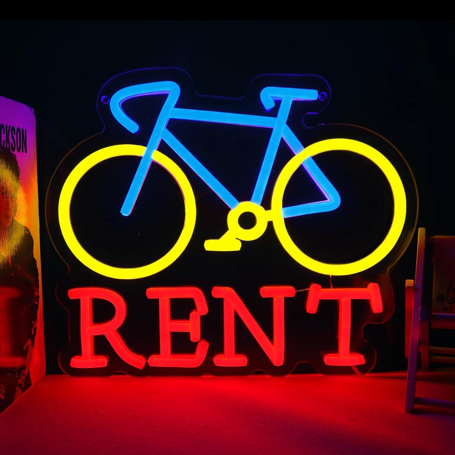 Lighting Decor Rentals - Enseigne néon LED USB à intensité