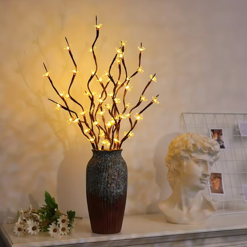 Lighting Decor Outdoor - Lampes de branche d'arbre à fleurs