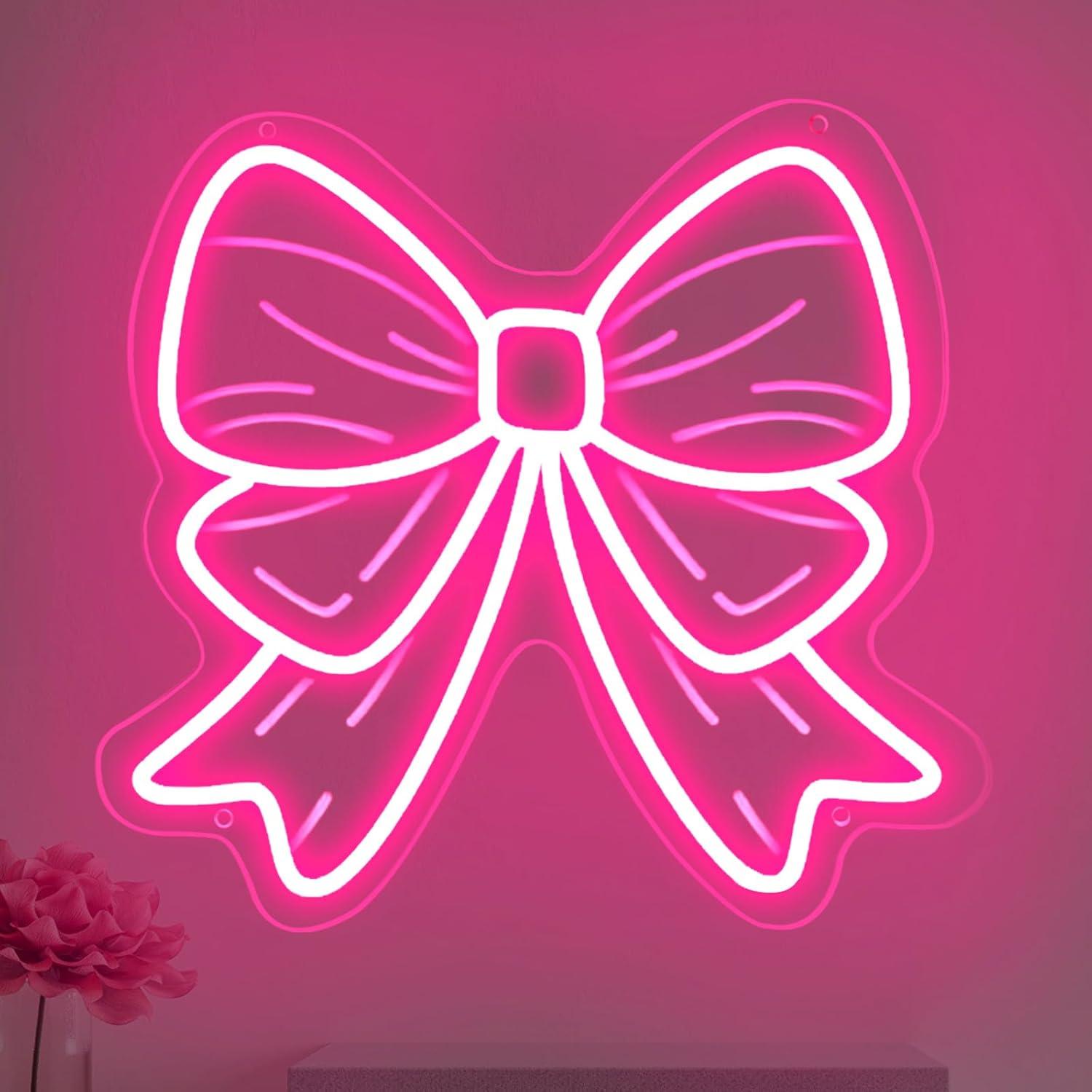 Led Lighting Wall Decor - Enseignes néon en forme de nœud,
