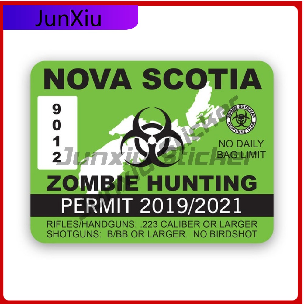 Nova Decor & Lighting Juletrelys - Autocollant de permis de chasse aux