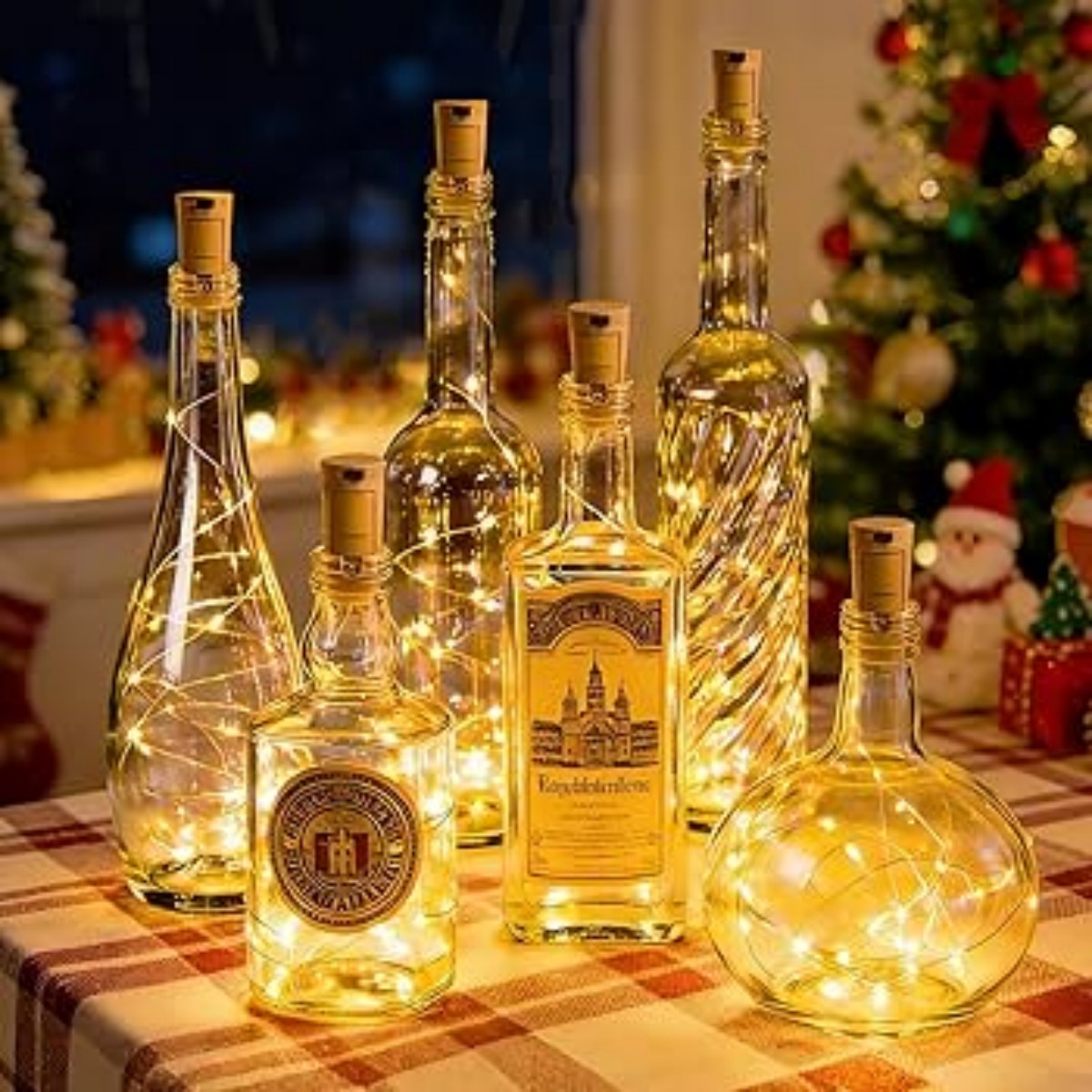 Decor Lighting Cork - Lot de 10/12 lumières pour bouteilles