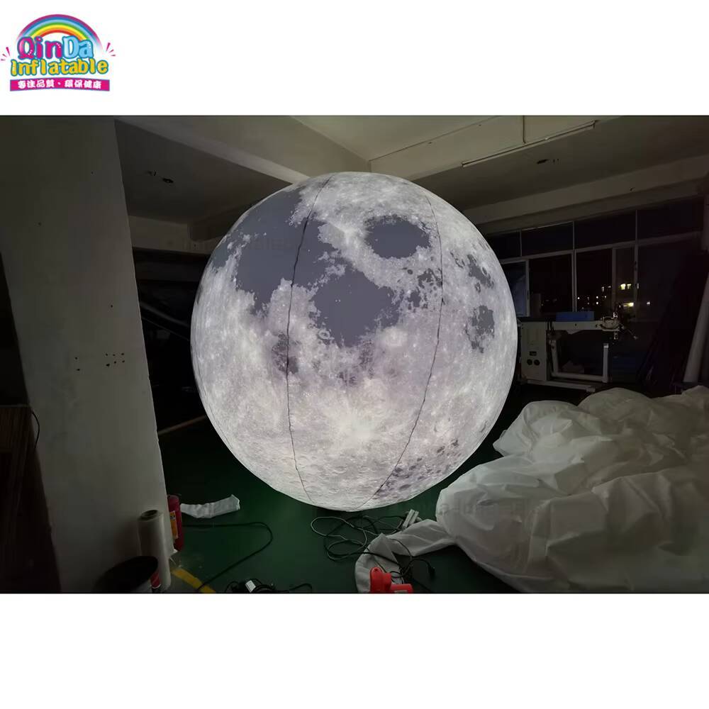 Lighting Decor Rentals - La lune gonflable géante décorative d'éclairage