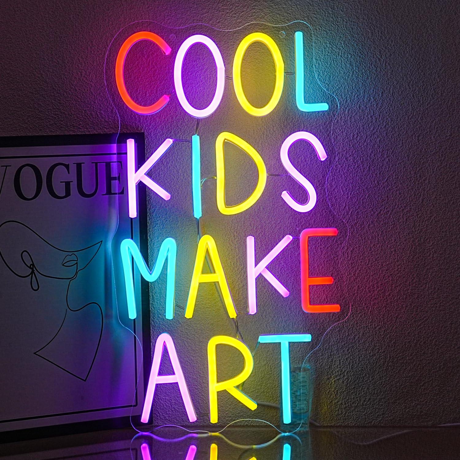 Led Lighting Wall Decor - Enseigne néon LED USB à intensité