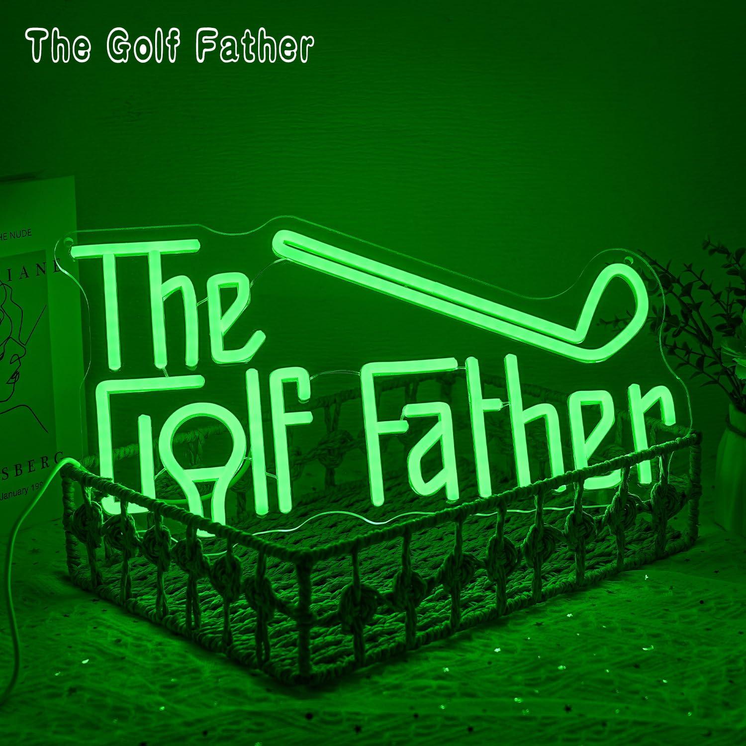 Enseigne néon The Golf Father, - Led Lighting Wall Decor avis et prix