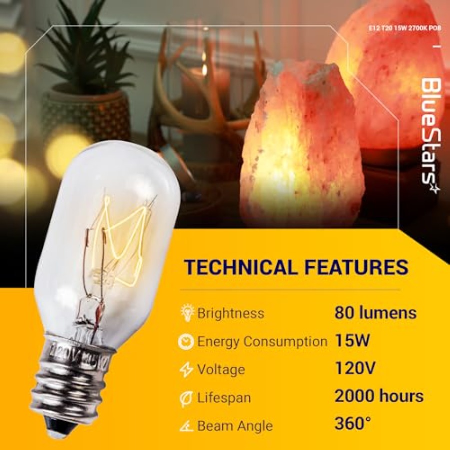 Ampoule E12 T20 pour lampe de  - Himalayan Salt Lamp avis et prix