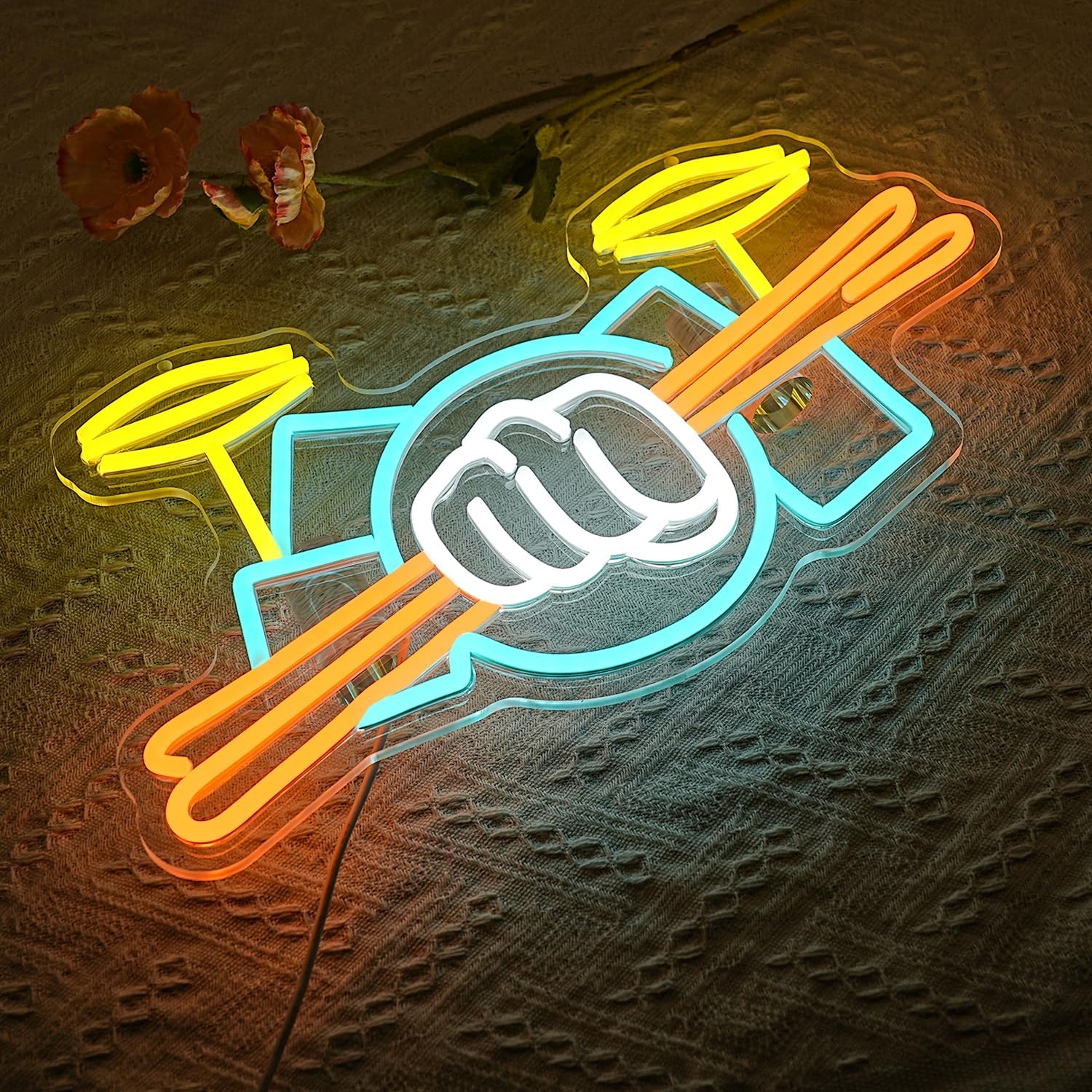 Enseigne néon batterie de perc - Led Lighting Wall Decor avis et prix