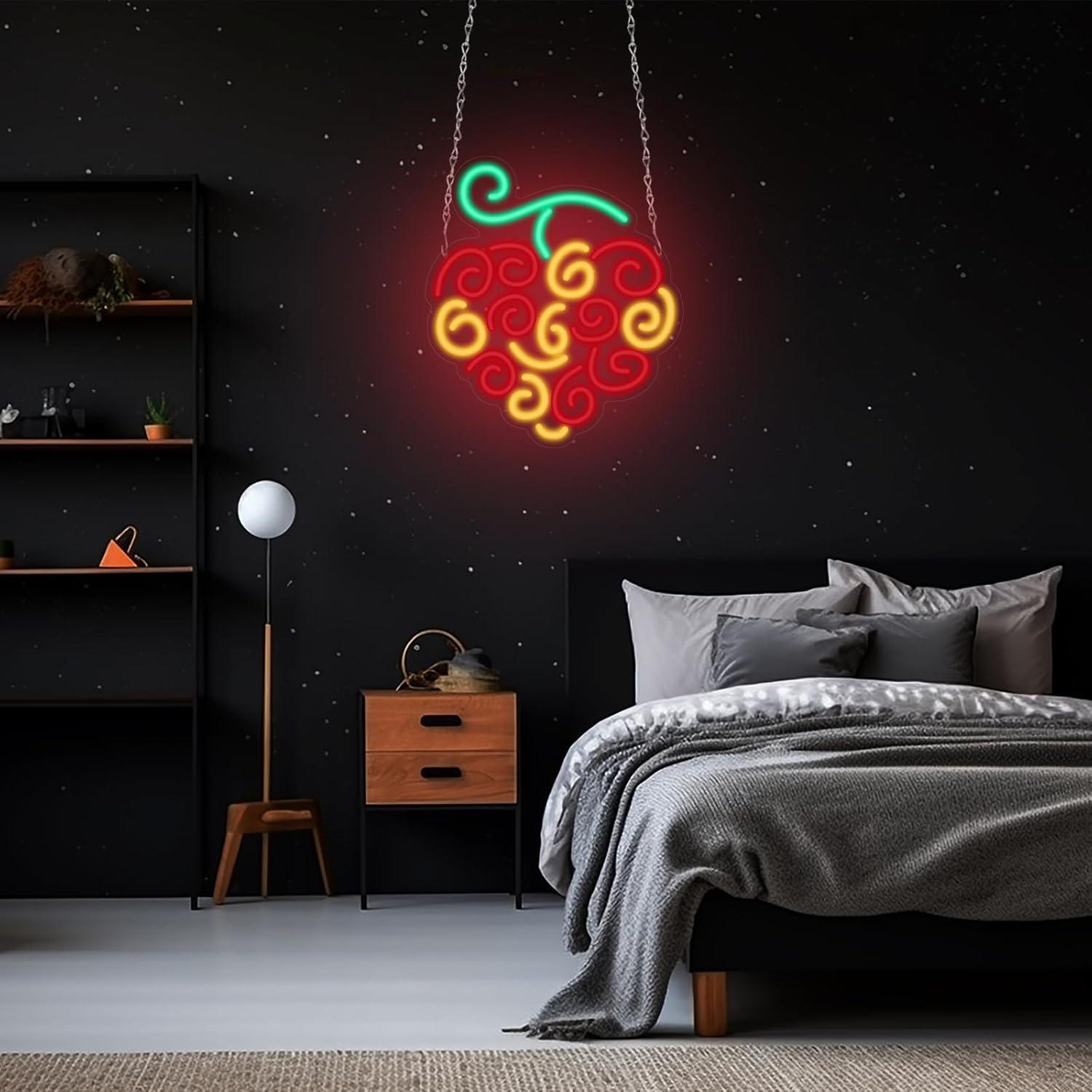 Enseigne néon Cyber Fruit, lum - Led Lighting Wall Decor avis et prix