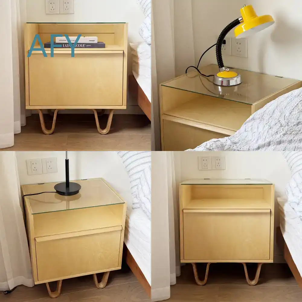 Table de chevet en bois massif - Muji Home Storage avis et prix