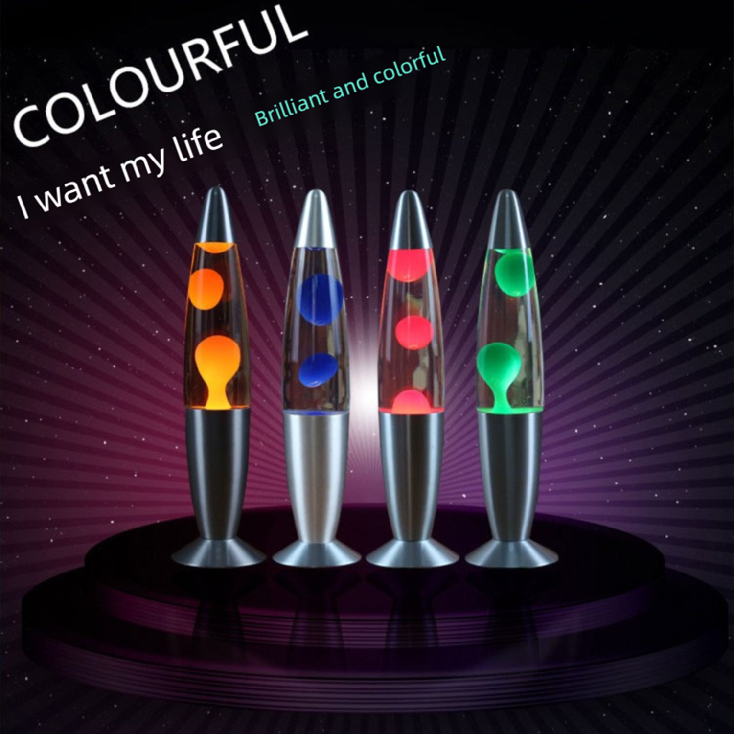 Lampe décorative en forme de m - Lava Lamp Desktop avis et prix