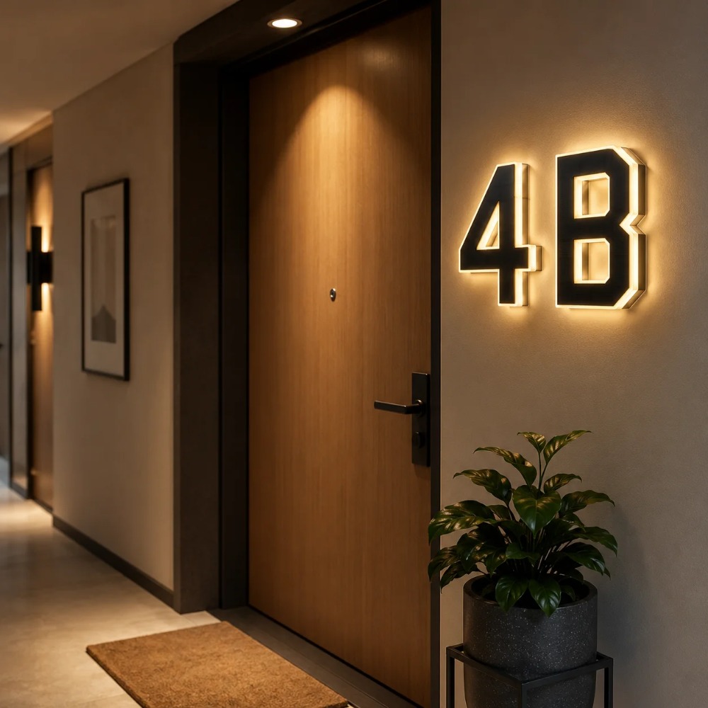 Plaque de Numéro de Maison Sol - Decor Lighting Address avis et prix