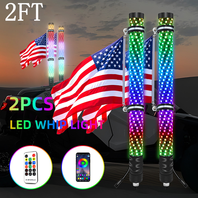 Mât de drapeau à LED RVB avec  - Decor Kart Lighting avis et prix