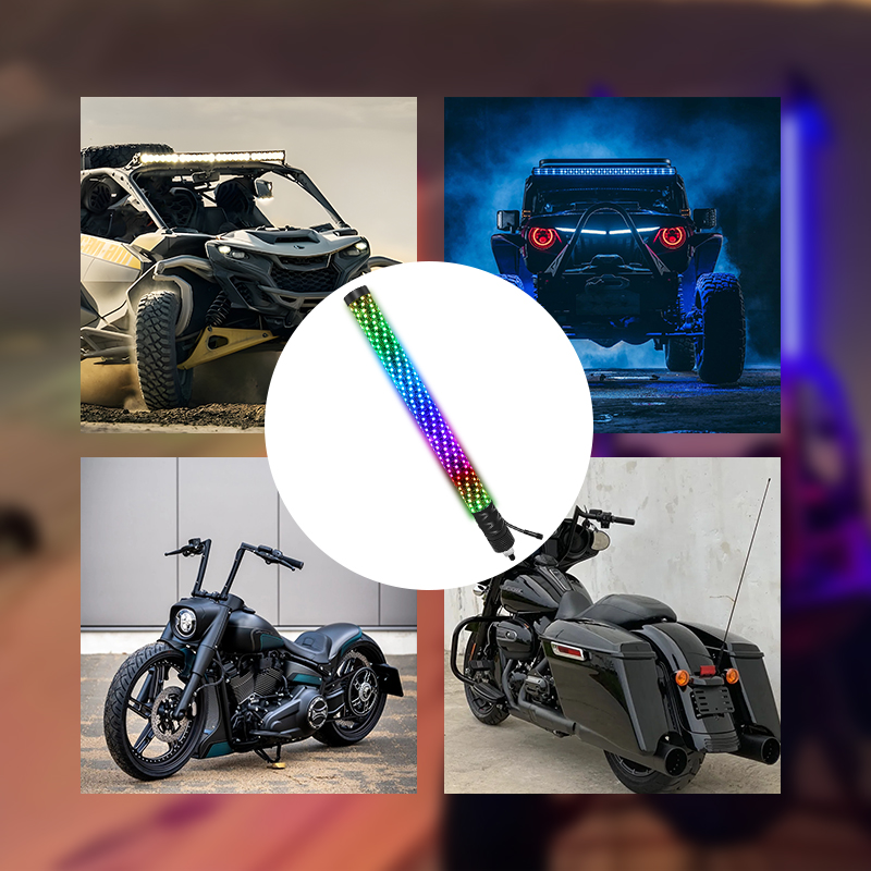 Mât de drapeau à LED RVB avec  - Decor Kart Lighting avis et prix