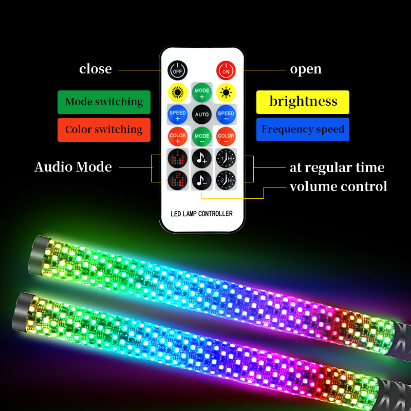 Mât de drapeau à LED RVB avec  - Decor Kart Lighting avis et prix