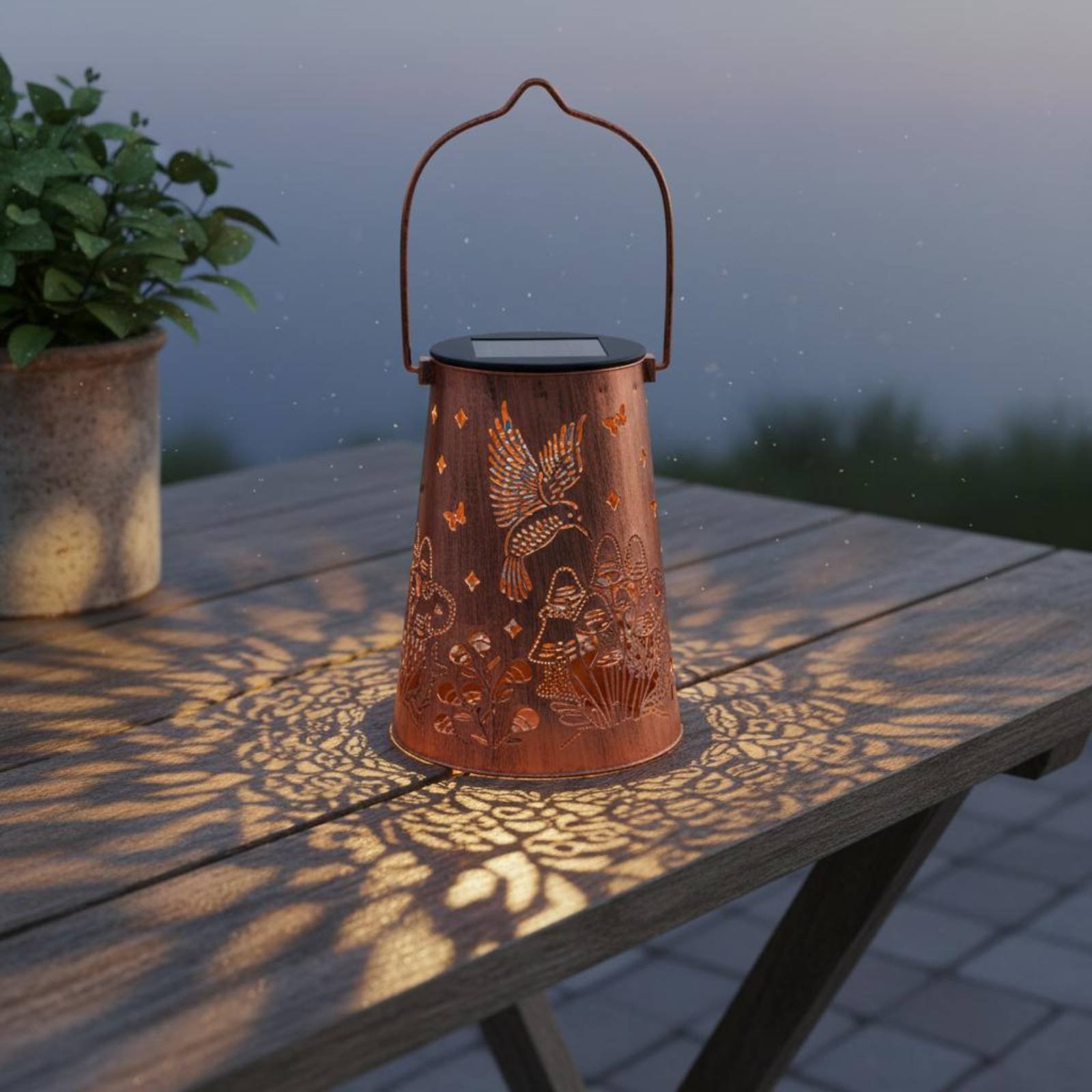 Lanterne de jardin à motif flo - Lighting Decor Outdoor avis et prix