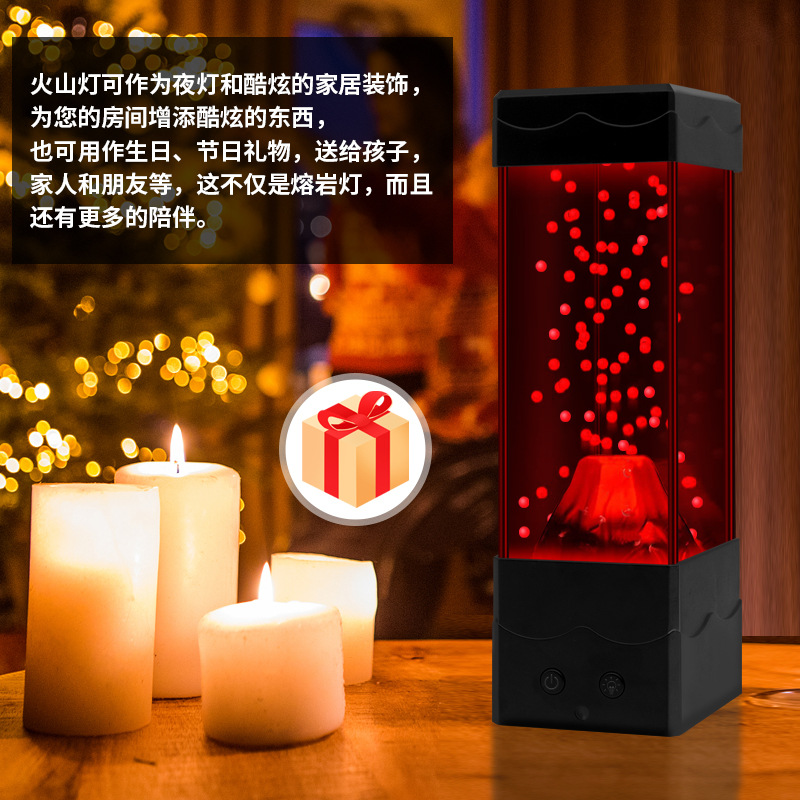LED lave volcan lumière décora - Lava Lamp Desktop avis et prix