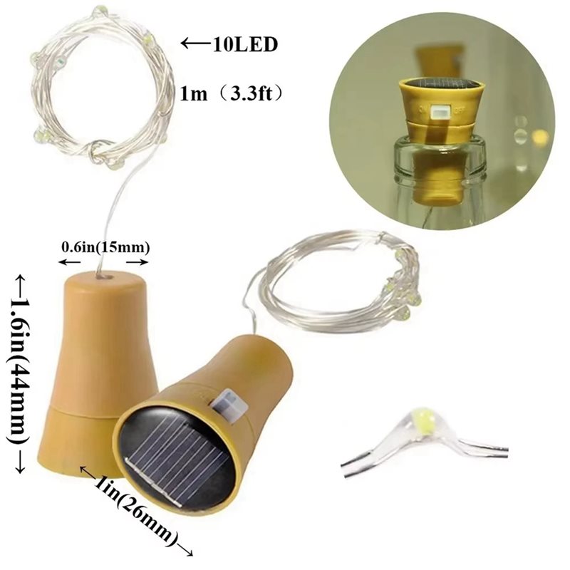 ABHU 20 pièces Guirlande Lumin - Decor Lighting Cork avis et prix