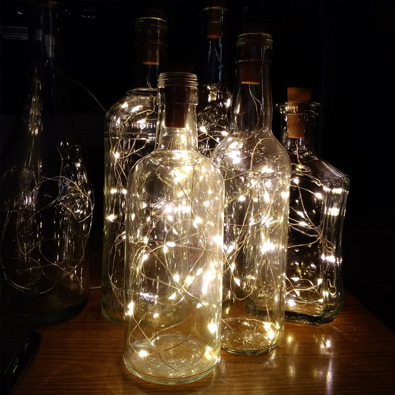 6 pièces 20led bouteille de vi - Decor Lighting Cork avis et prix