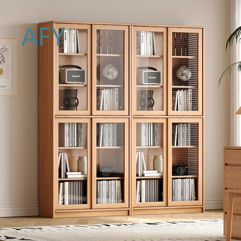 Bibliothèque en chêne massif a - Muji Home Storage avis et prix