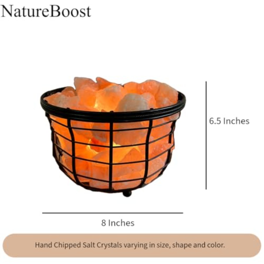 Lampe en métal au sel rose de  - Himalayan Salt Lamp avis et prix