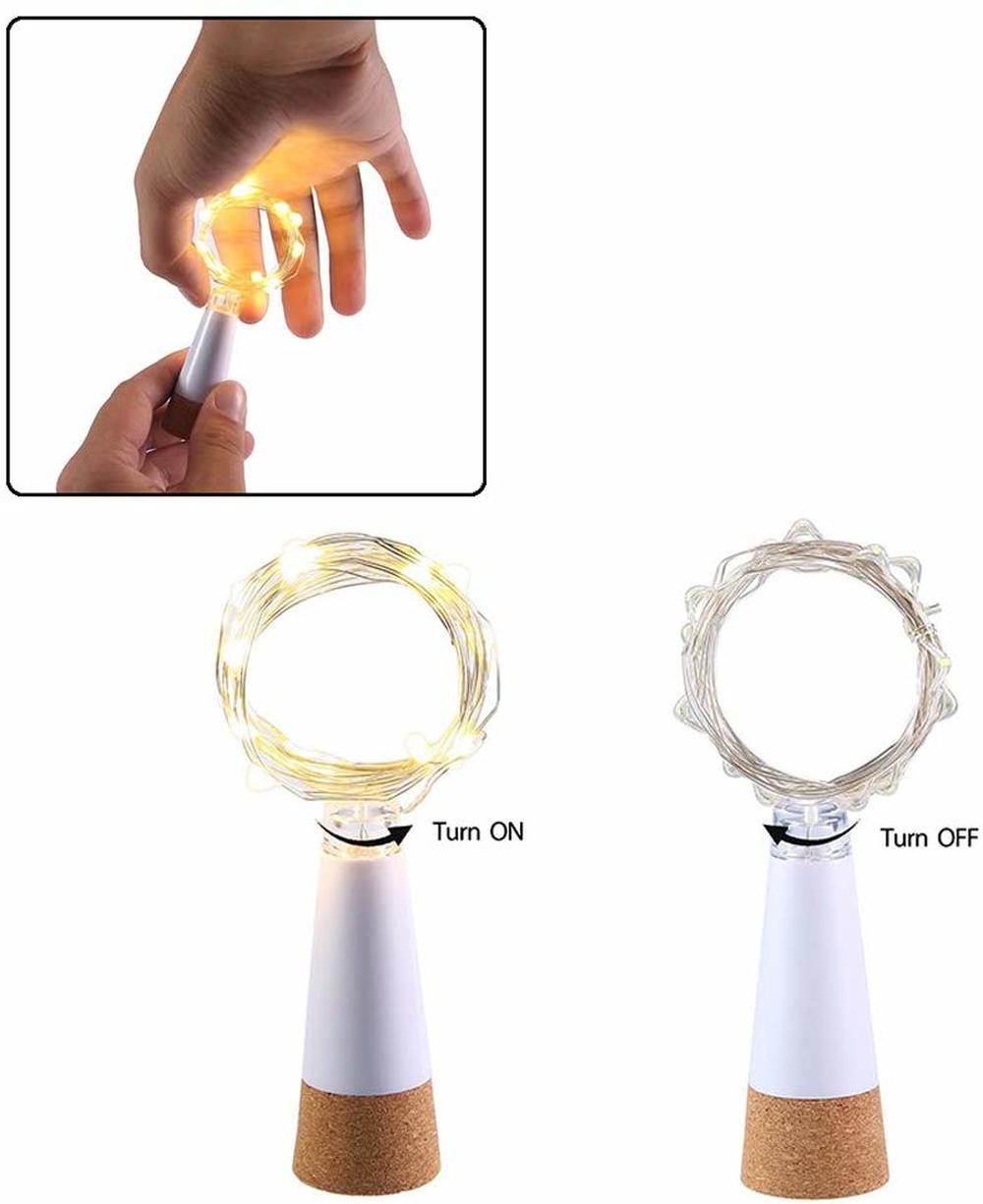2m 20 LED bouteille de liège f - Decor Lighting Cork avis et prix