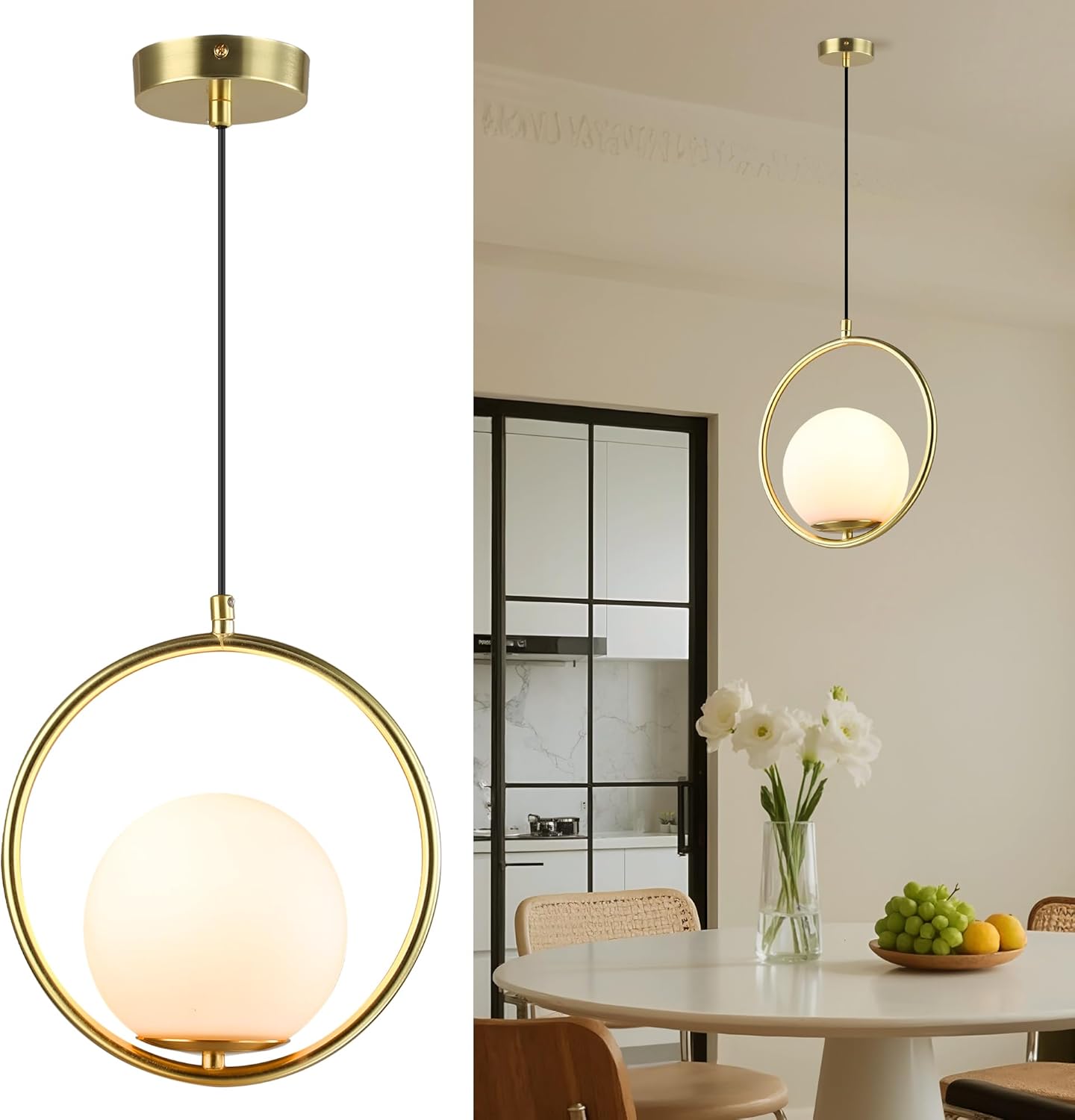 Lampes suspendues en PVC doré, - Lighting Decor Store avis et prix