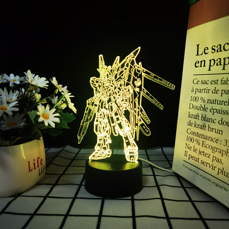Lampe de nuit LED 3D en acryli - Lighting Room Decor Items avis et prix