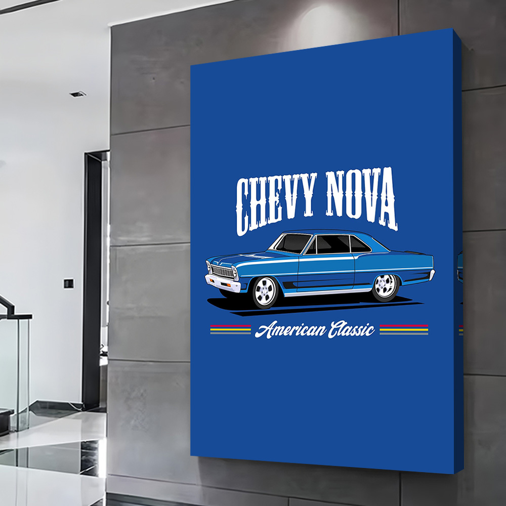 Chevy Nova – affiche imprimée  - Nova Decor & Lighting Juletrelys avis et prix