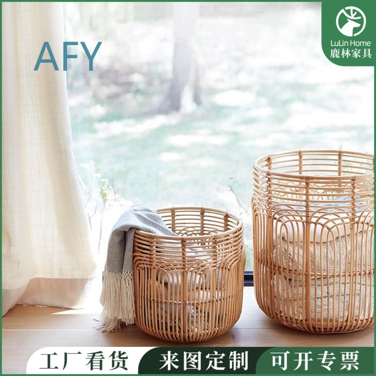 Panier à linge en osier de sty - Muji Home Storage avis et prix