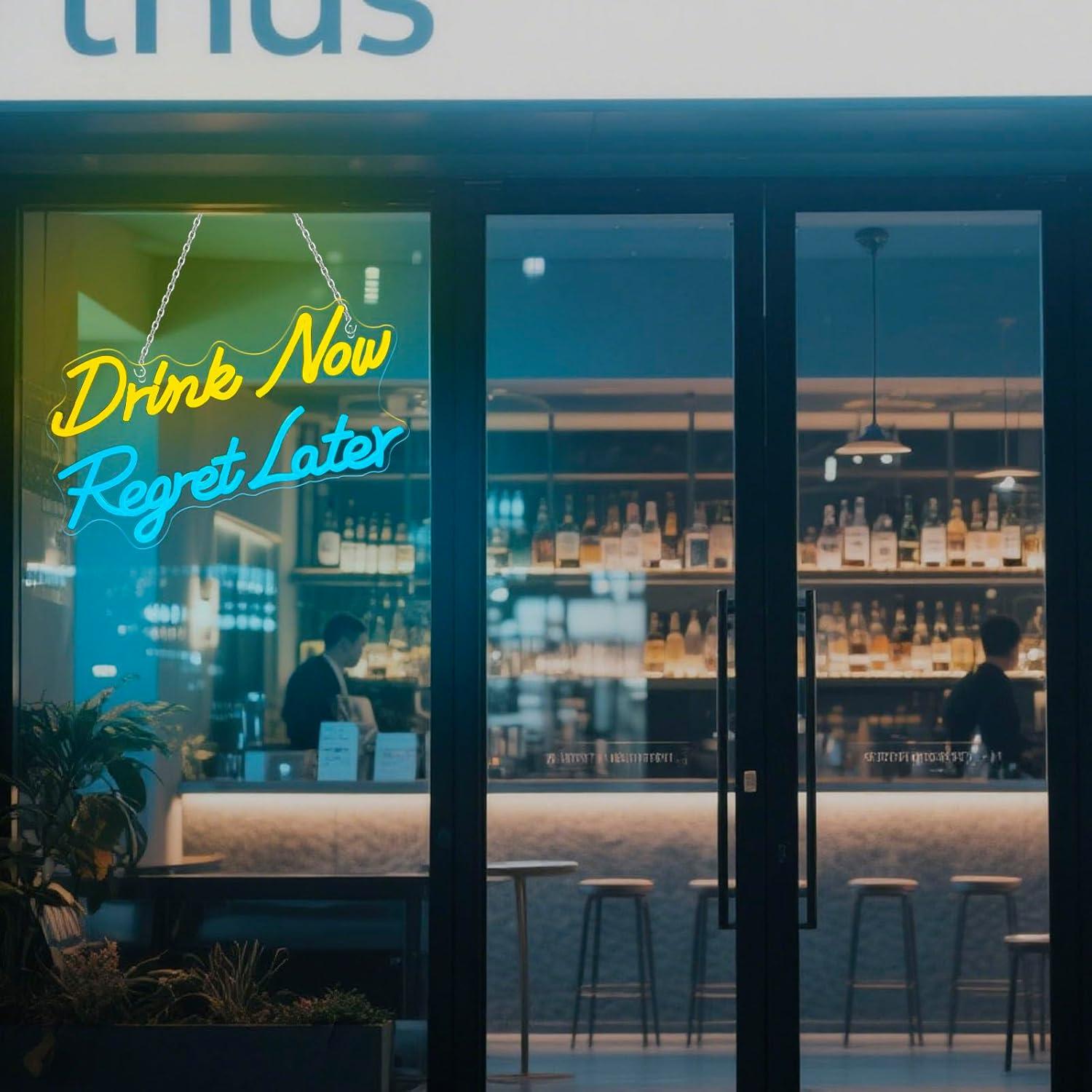 Enseigne néon LED 'Boire maint - Restaurant Lighting Decoration avis et prix
