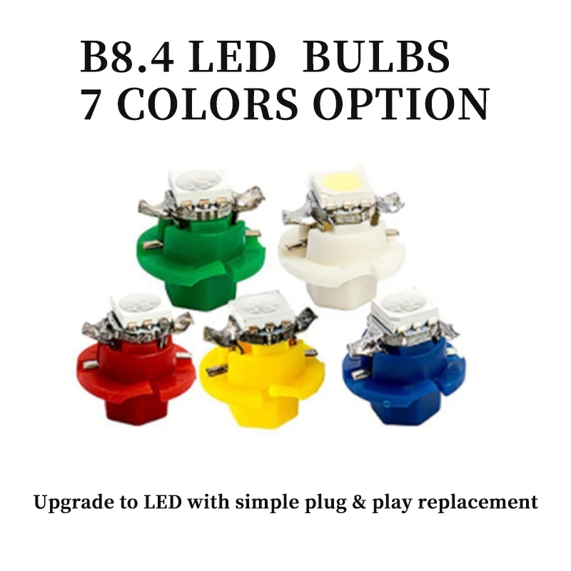 10 pièces 12V 7 couleurs B8.4  - Colour Changing Bulb avis et prix
