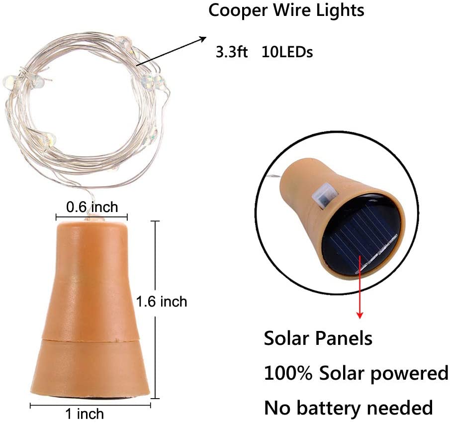 Bouteille de vin Solaire LED c - Decor Lighting Cork avis et prix