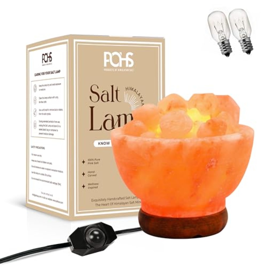 Lampe en sel rose de l'Himalay - Himalayan Salt Lamp avis et prix