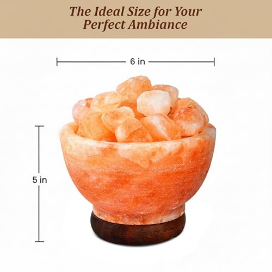 Lampe en sel rose de l'Himalay - Himalayan Salt Lamp avis et prix