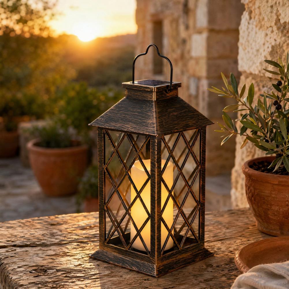 Lanterne solaire rétro, lanter - Lighting Decor Outdoor avis et prix