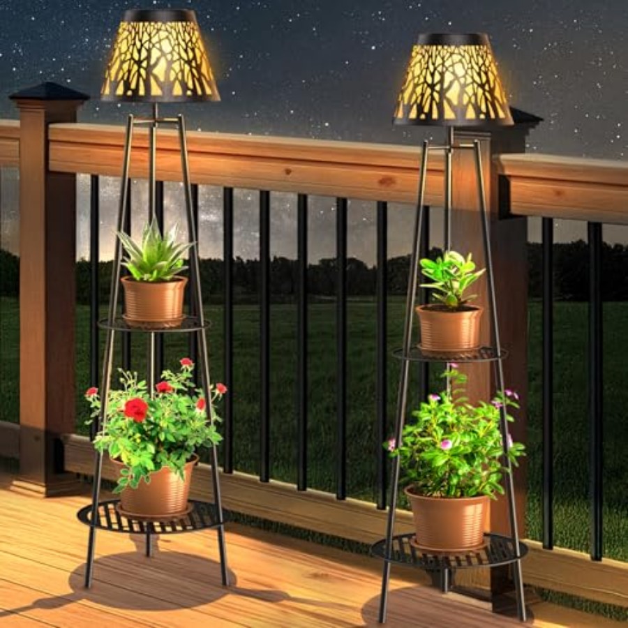 Lot de 2 lampes solaires d'ext - Lighting Decor Outdoor avis et prix