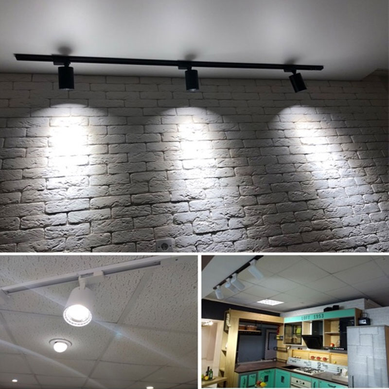 Spot LED sur rail 110V 220V ul - Lighting Decor Store avis et prix