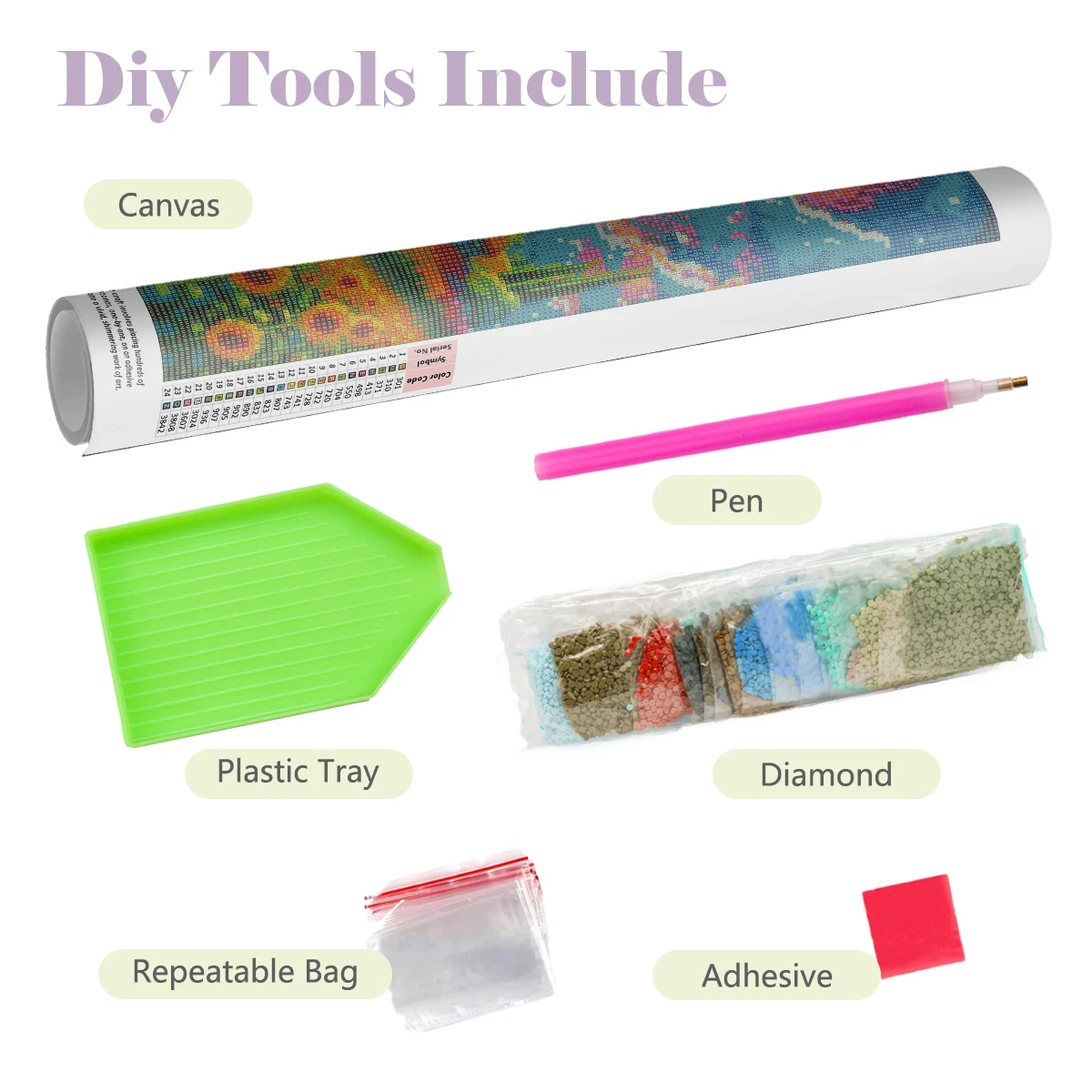 Kit de Broderie Diamant DIY 20 - Nova Decor & Lighting Juletrelys avis et prix