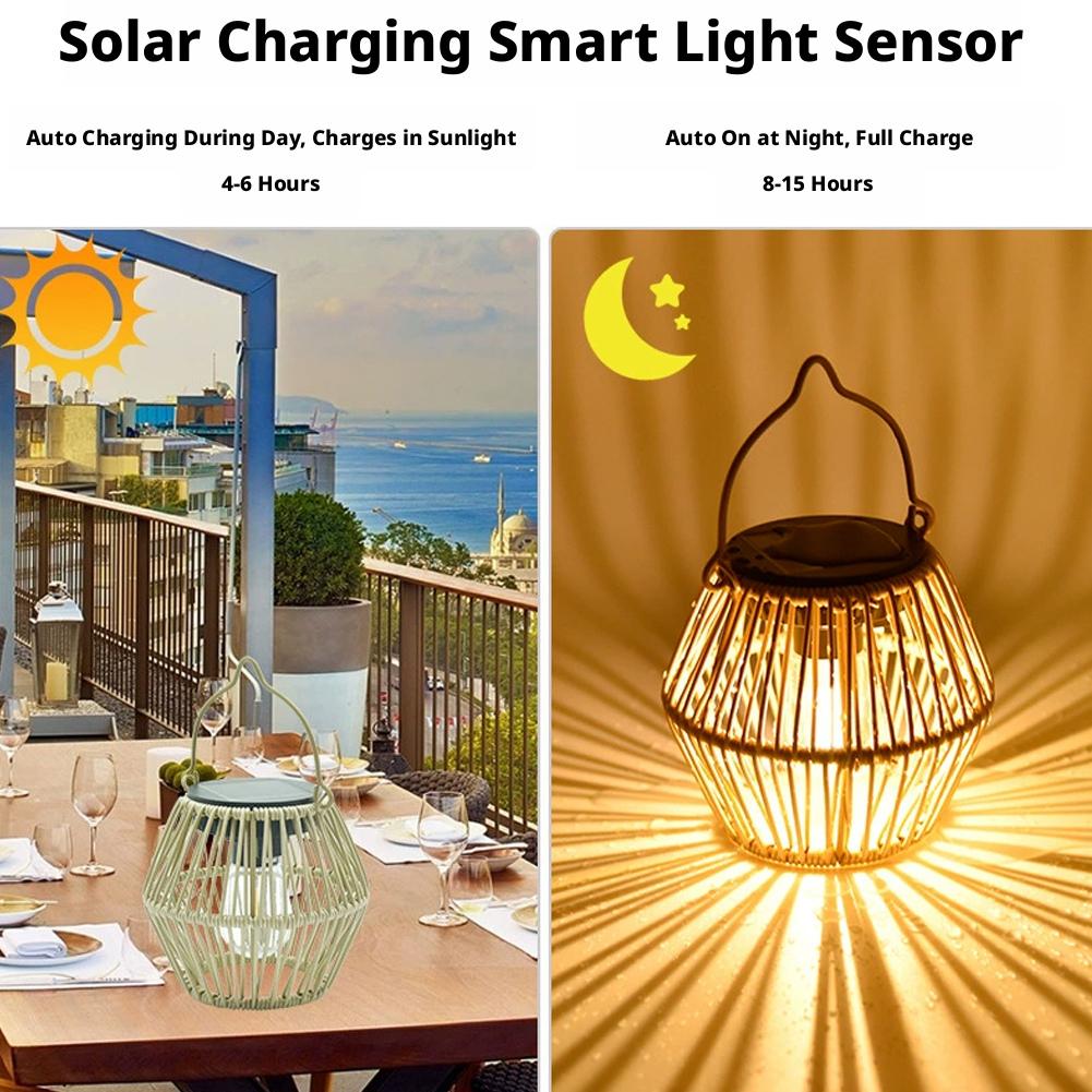 Lanterne solaire en rotin étan - Lighting Decor Outdoor avis et prix