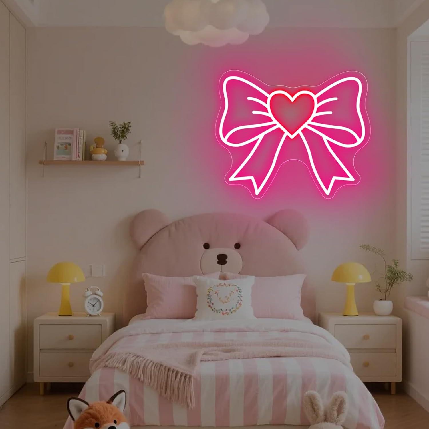 Enseignes néon en forme de nœu - Led Lighting Wall Decor avis et prix