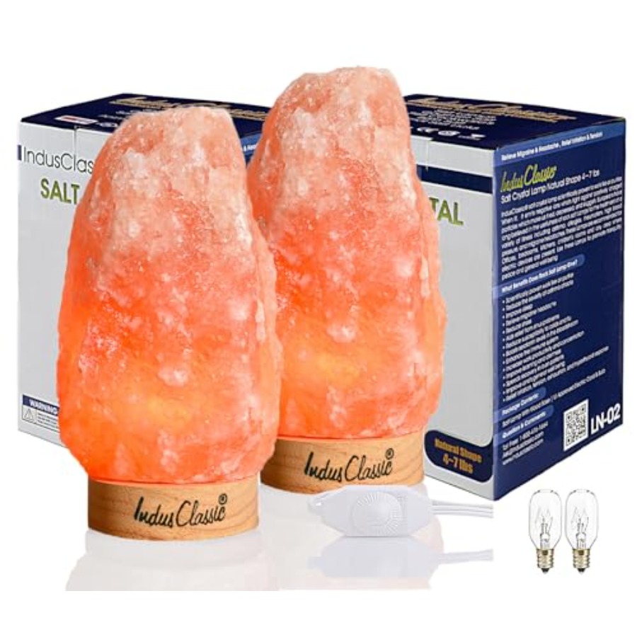 LN-02 Pack de 2 lampes en sel  - Himalayan Salt Lamp avis et prix