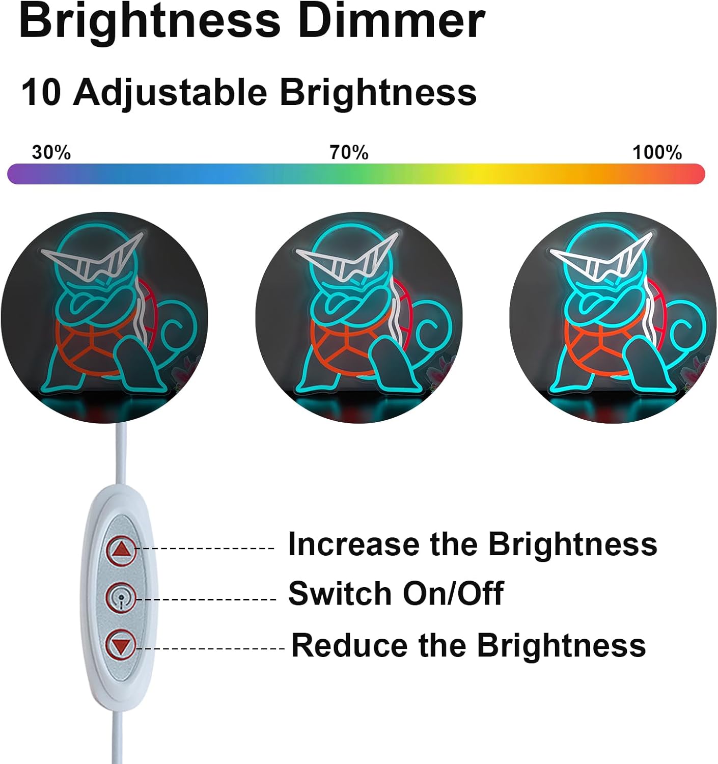 Enseigne néon LED Pokemon Squi - Lighting Room Decor Items avis et prix