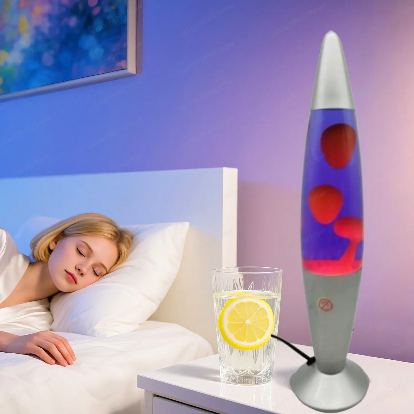 Lampe de table méduse plancton - Lava Lamp Desktop avis et prix