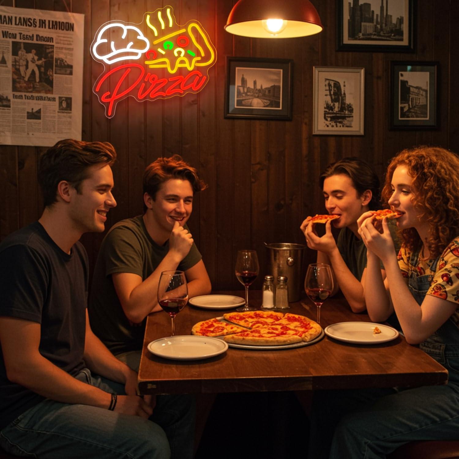 Enseigne néon Pizza, lumières  - Restaurant Lighting Decoration avis et prix
